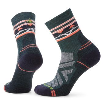 Smartwool Chaussettes mi-mollet à zigzag pour femme avec légère coussin pour la randonnée en Bleu crépusculaire