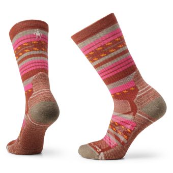 Smartwool Chaussettes de randonnée pour femme avec léger rembourrage Margarita Crew en Picante