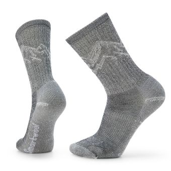 Smartwool Chaussettes de randonnée édition classique Motif de montagne Légère Cushion Crew en Noir