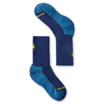 Smartwool Chaussettes de randonnée pour enfants avec coussinets complets en Bleu alpin