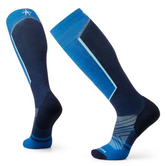 Smartwool Chaussettes de ski avec coussin ciblé au niveau du mollet en Bleu Laguna