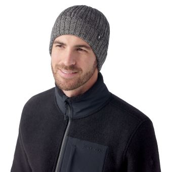 Smartwool Chapeau en côtes en Noir