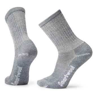 Smartwool Chaussettes de randonnée classiques légères à coussinets de style crew en Gris clair