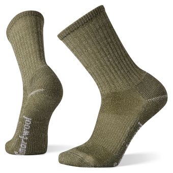 Smartwool Chaussettes de randonnée classiques légères à coussinets de style crew en Olive militaire