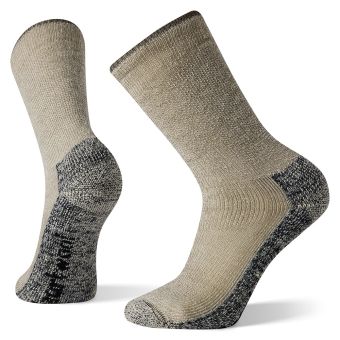 Smartwool Chaussettes Crew Mountaineer Classic Edition avec coussin maximum en Taupe