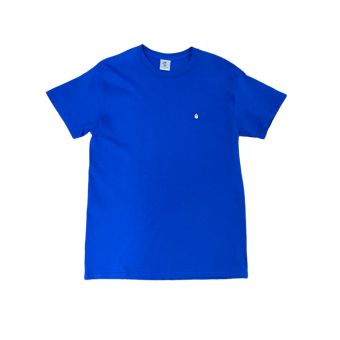So You Clothing T-shirt à col rond Basics en Bleu azur
