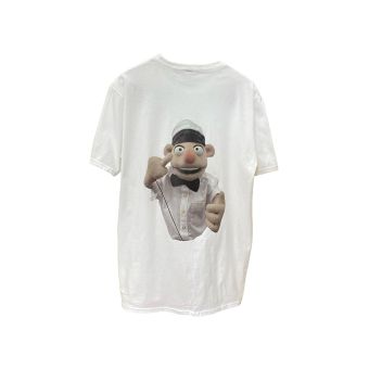 Tee-shirt à manches longues SoYou Finger Puppet Heavyweight en blanc