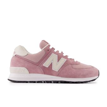 New Balance Unisexe 574 en Bois de rose avec lin.