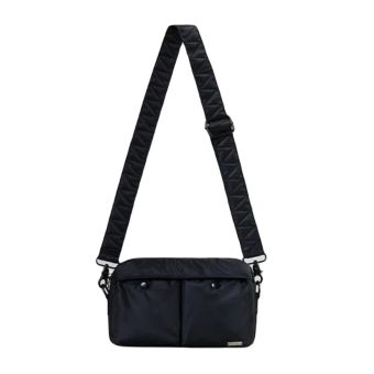 Alpha Industries Sac messager en nylon en Noir