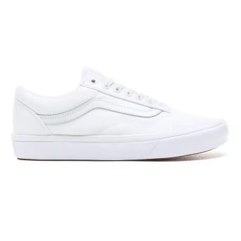 Vans ComfyCush Old Skool en Vrai blanc/Vrai blanc