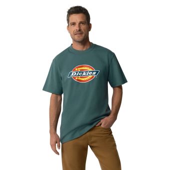 T-shirt graphique à logo tricolore et manches courtes Dickies en vert Lincoln