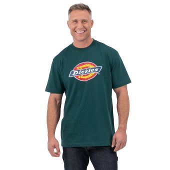 Dickies T-shirt à manches courtes avec logo tricolore graphique  en Vert forêt