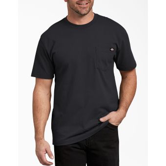 Dickies T-shirt épais à manches courtes pour hommes en Noir