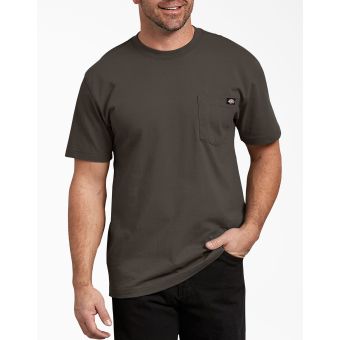 Dickies T-shirt épais à manches courtes pour hommes en Olive noir