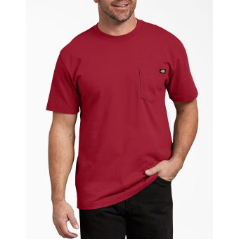 Dickies T-shirt épais à manches courtes pour hommes en Rouge anglais