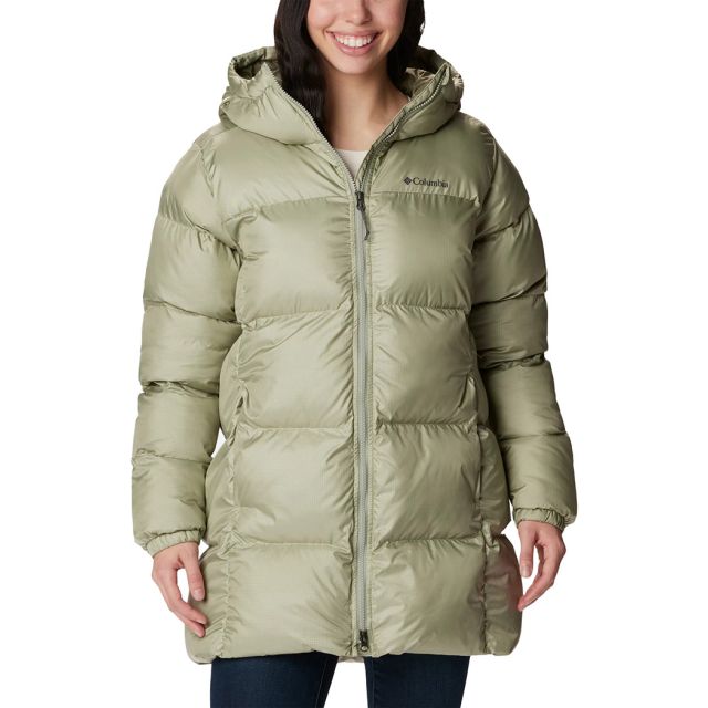 Veste à capuche mi-longue Columbia Women's Puffect™ en Safari