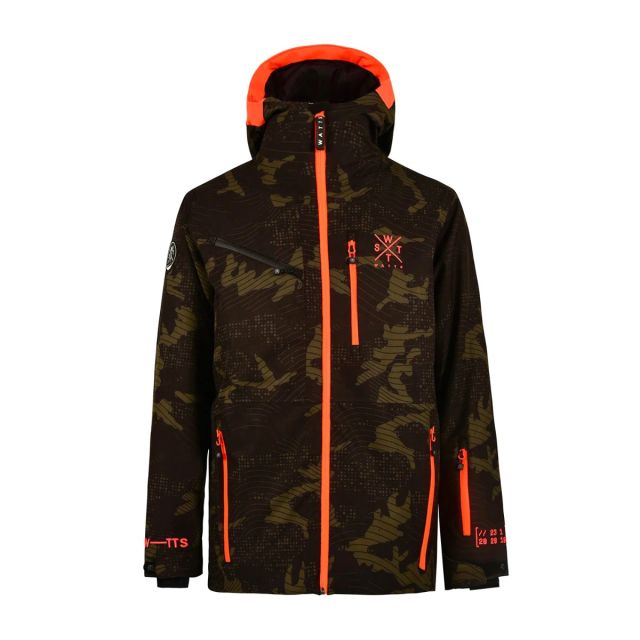 Watts Veste de ski Stellar en Camouflage