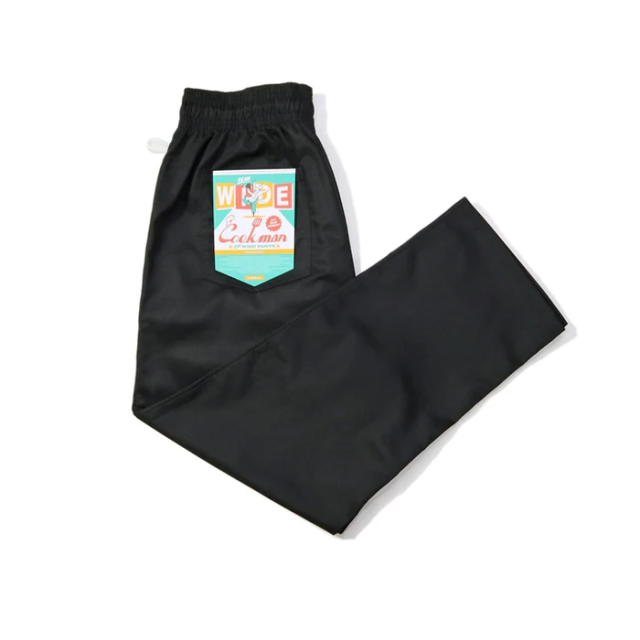 Cookman Pantalon de chef - Semi-évasé en Noir