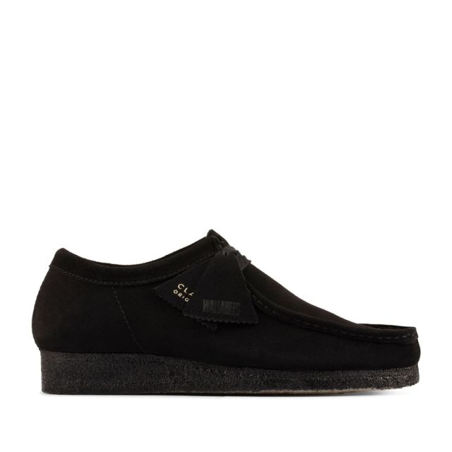 Clarks Wallabee Chaussures Iconiques Originales pour Homme en Suede noir