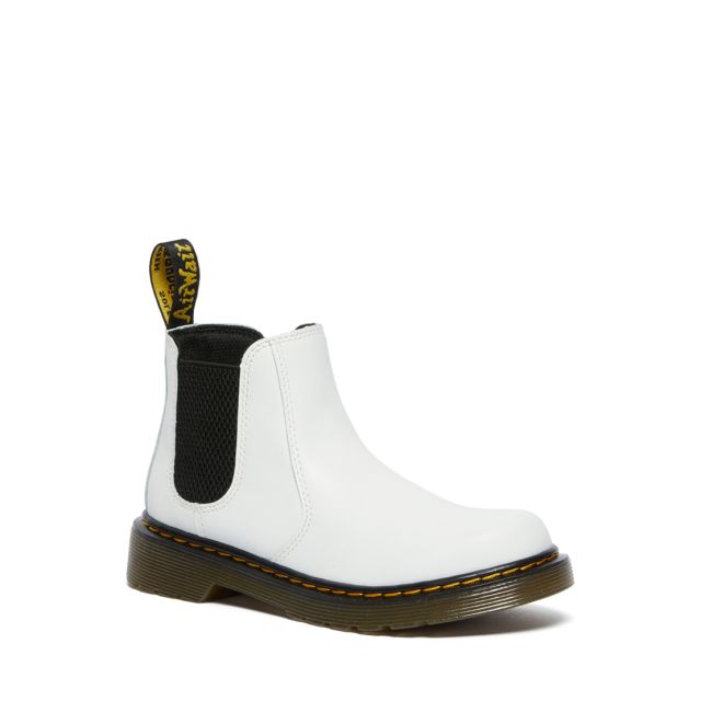 Dr.Martens Botte Chelsea 2976 Junior en Cuir en Blanc