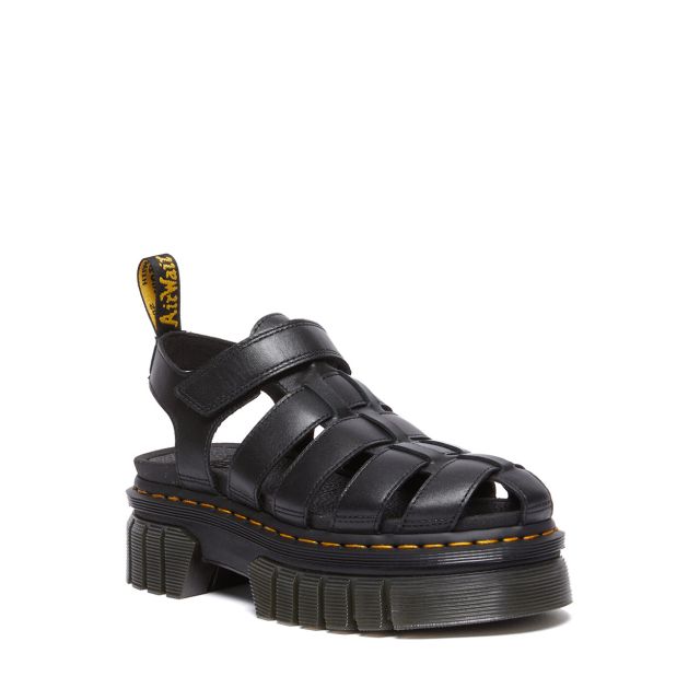 Dr. Martens Sandales de pêcheur Ricki en Noir