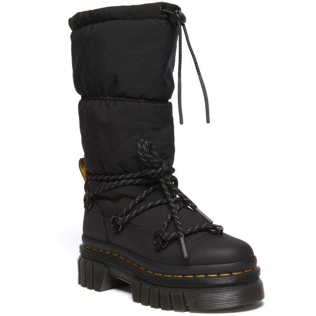 Dr. Martens Bottes de neige imperméables Audrick Padded Hi Snowplow en Noir