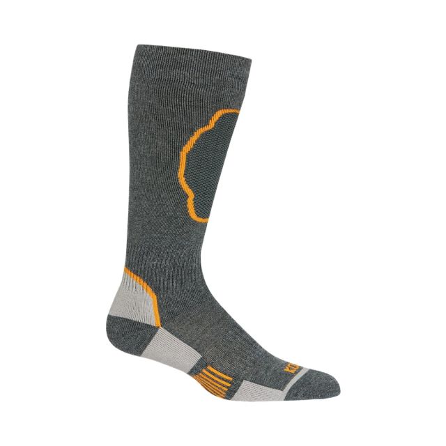 Kombi Les chaussettes de ski mi-lourdes Brave - Mixte en Charbon de bois de Heather