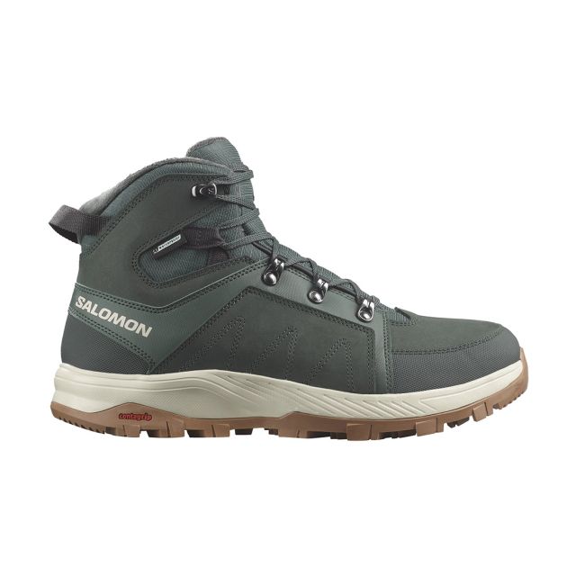 Salomon Bottes d'hiver imperméable Outchill Thinsulate™ Climasalomon™ pour homme en Chich urbain/Lait d'amande/Fantôme