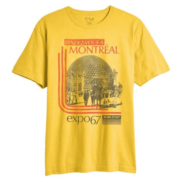 Rep 514 T-Shirt Expo 67 en Jaune