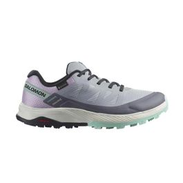 Salomon Chaussures de randonnée Outpulse en Gore-Tex pour femme en Bleu de  Chine/Glace arctique/Floraison d'orchidée