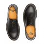 Dr. Martens 1461 chaussures richelieu en cuir lisse noir lisse 