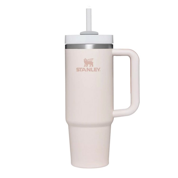 Stanley 30 oz. Quencher H2.0 FlowState Tumbler With Handle- Rose