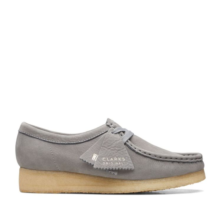 Clarks Wallabee Chaussures Iconiques Originales pour Femme en Grey Nubuck NEON Canada