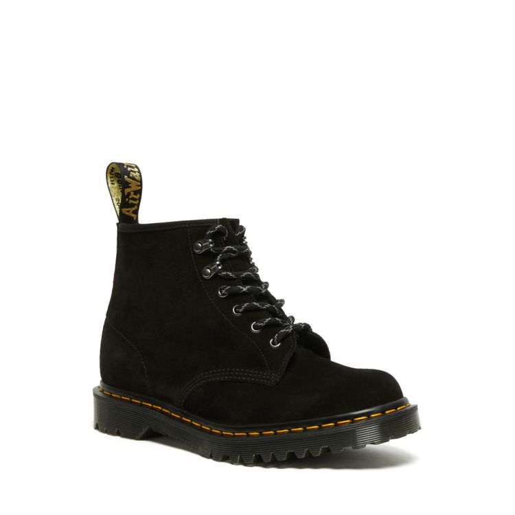 Dr. Martens 101 Made In England Ben Suede Ankle Boots in Black NEON Canada