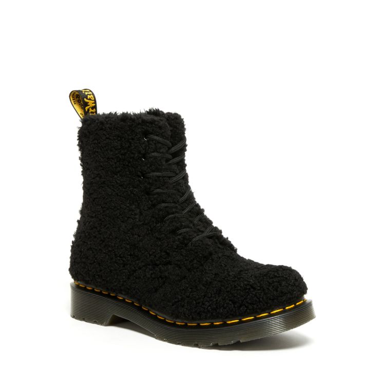 Dr. Martens Bottes en fausse peau de mouton pour femmes 1460