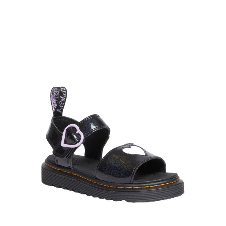 Dr. Martens Sandales Bride en Cuir avec C ur Scintillant Junior