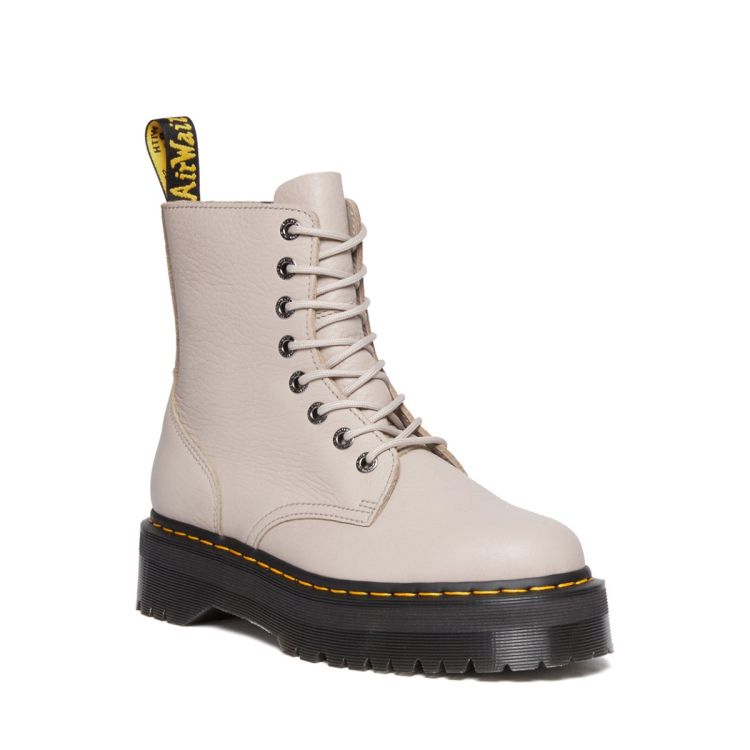 Dr. Martens Botte plateforme en cuir Pisa Jadon III en Taupe Vintage