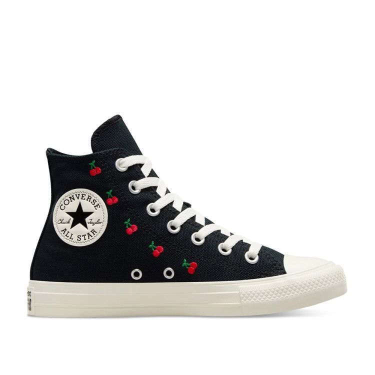 Converse noir shop et rouge