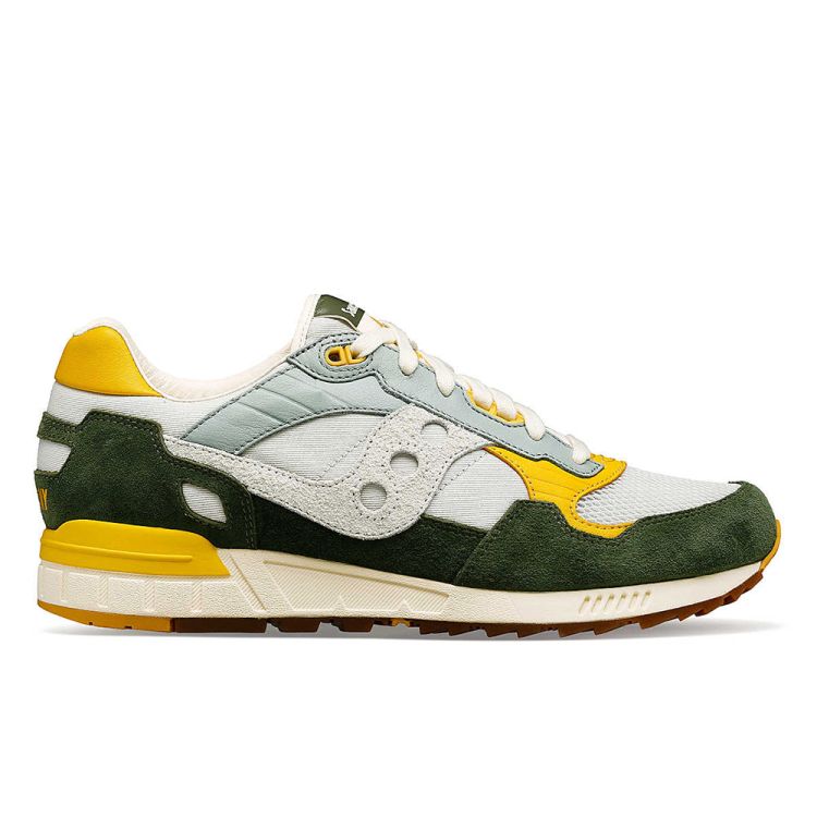 Saucony Shadow 5000 Premium en gris clair vert NEON Canada